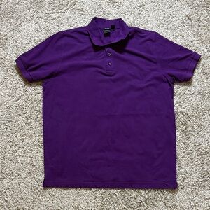 Pima Cotton Hugo Boss Deep Purple Men's Polo Shirt Size XXL Golf Preppy